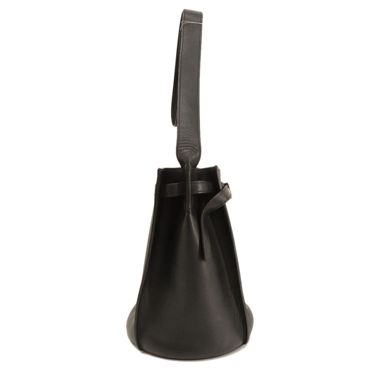 Celine Shoulder Bag Calfskin Black Big Bag Bucket Women