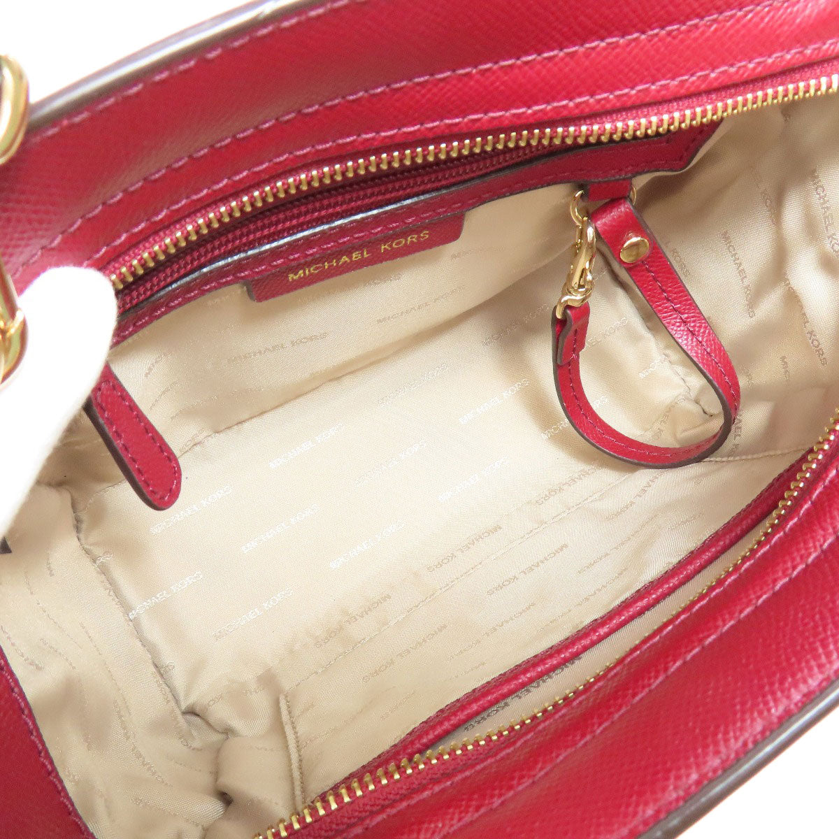 Michael Kors Shoulder Bag Pvc Red Logo Women