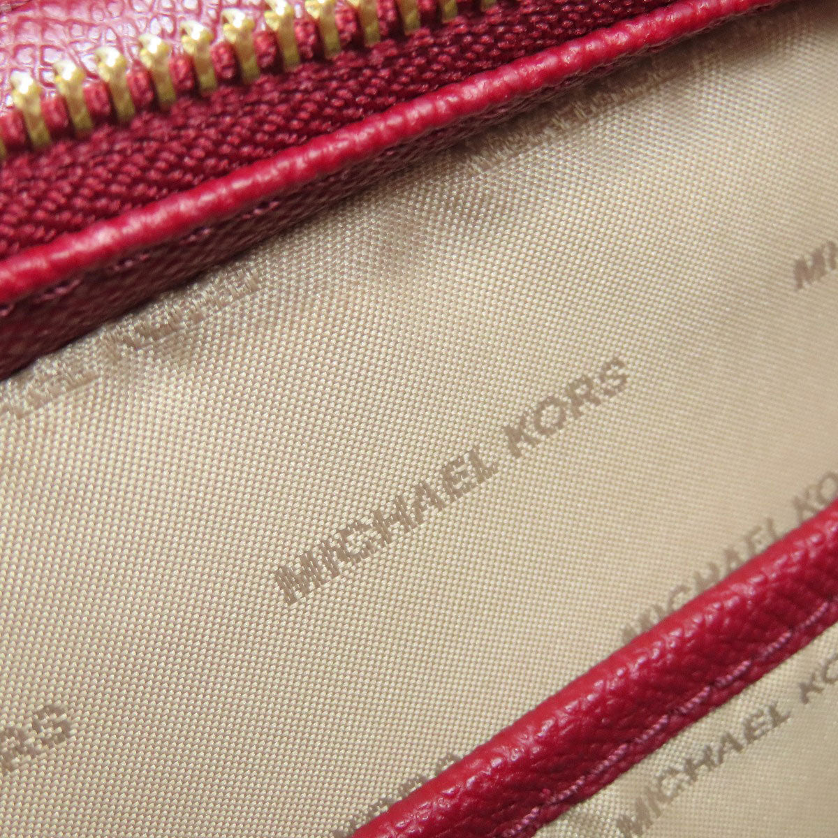 Michael Kors Shoulder Bag Pvc Red Logo Women