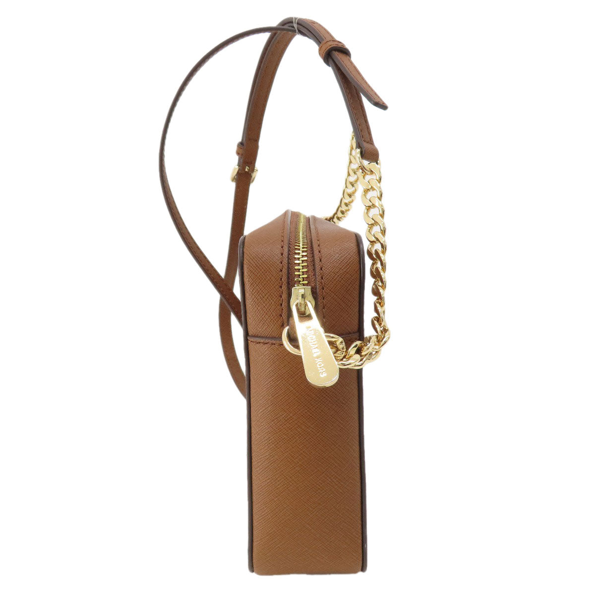 Michael Kors Shoulder Bag Pvc Brown Logo Women