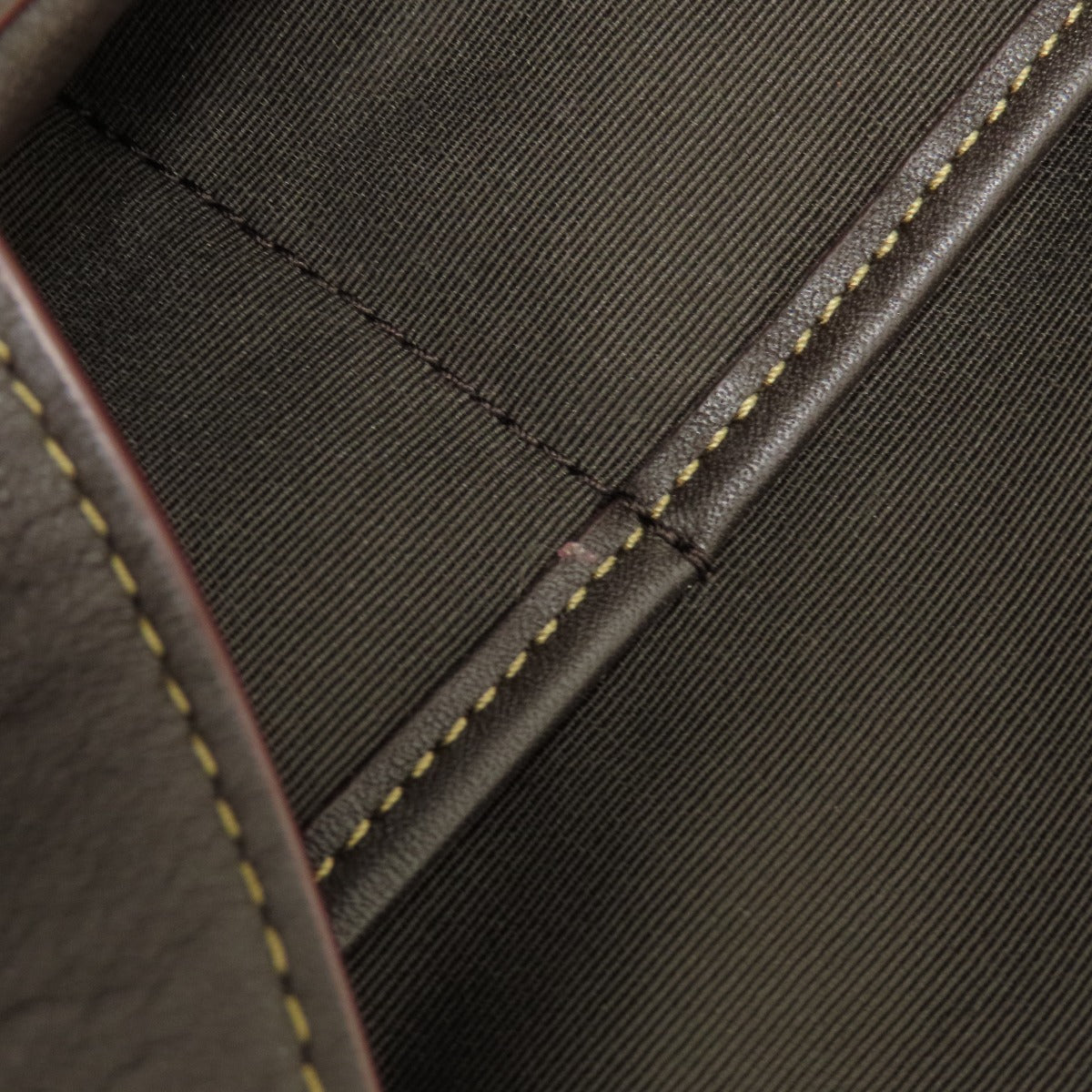 Coach Tote Bag F57612 Canvas, Leather Brown Signature Women