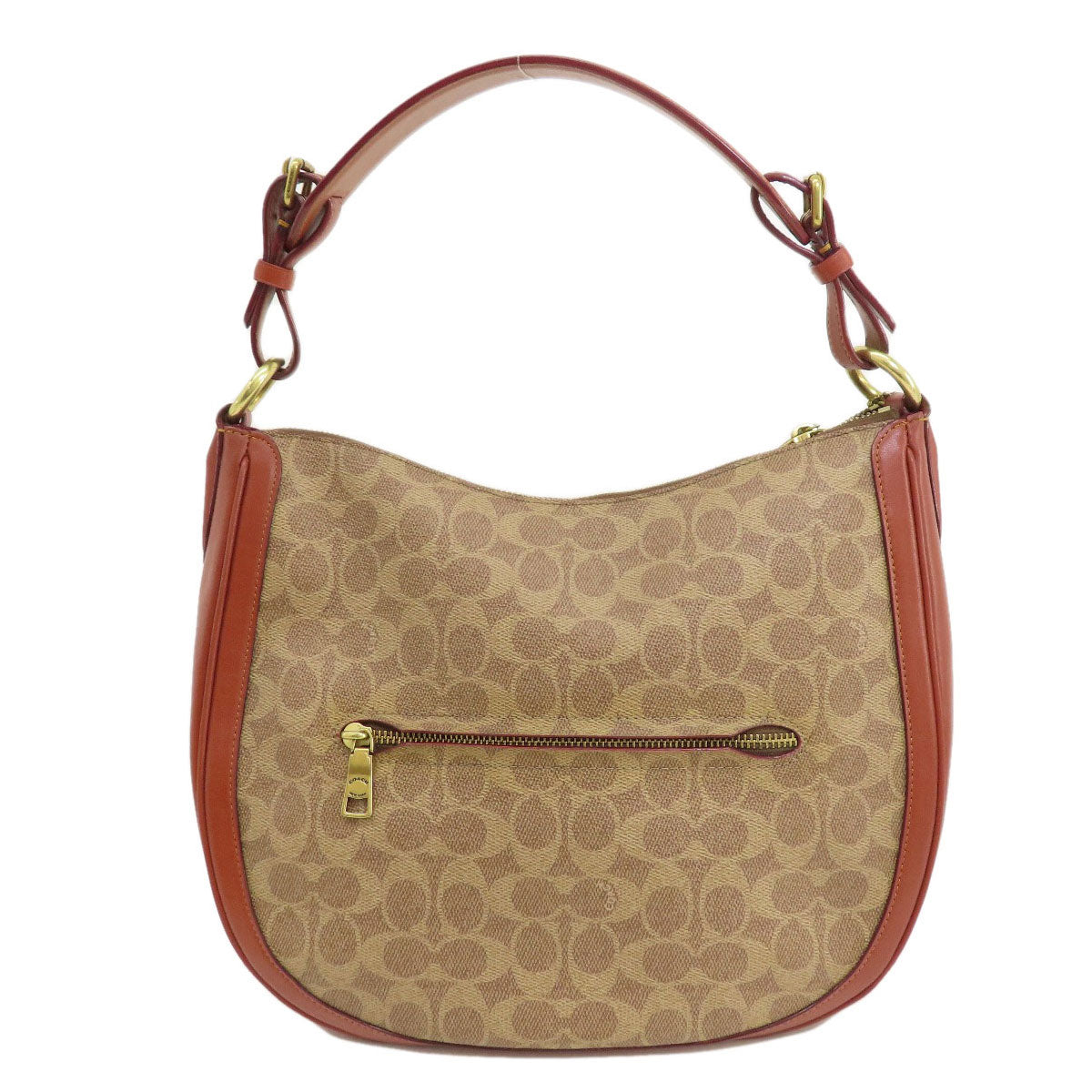 Coach Handbag 38580 Pvc Brown Sutton Hobo Signature 2Way Women
