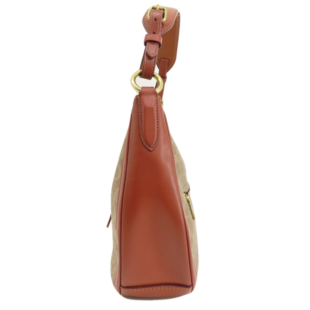 Coach Handbag 38580 Pvc Brown Sutton Hobo Signature 2Way Women