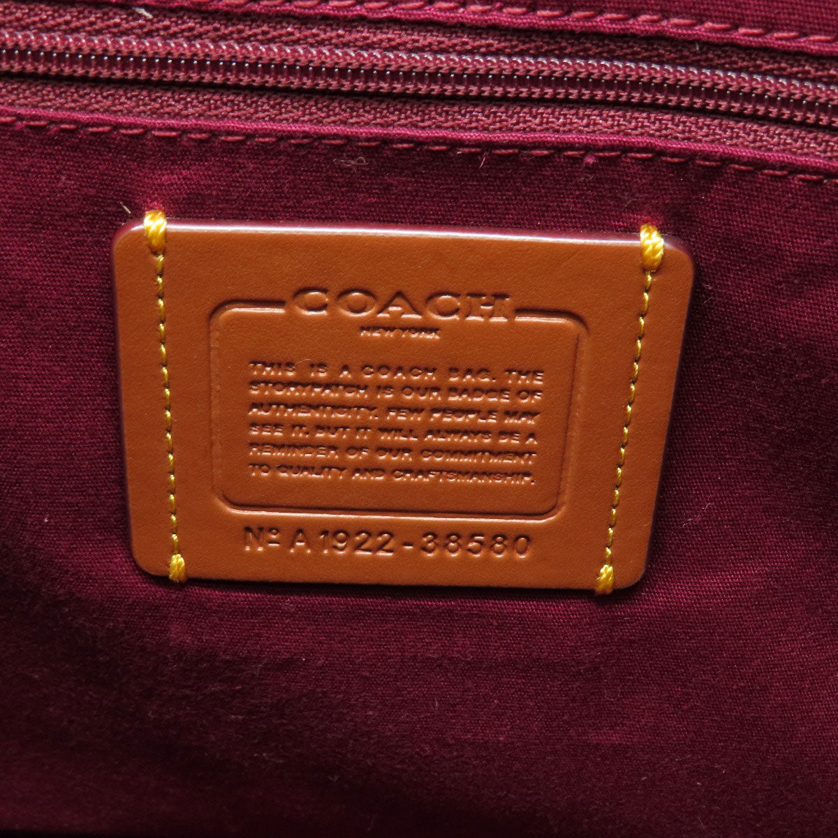Coach Handbag 38580 Pvc Brown Sutton Hobo Signature 2Way Women