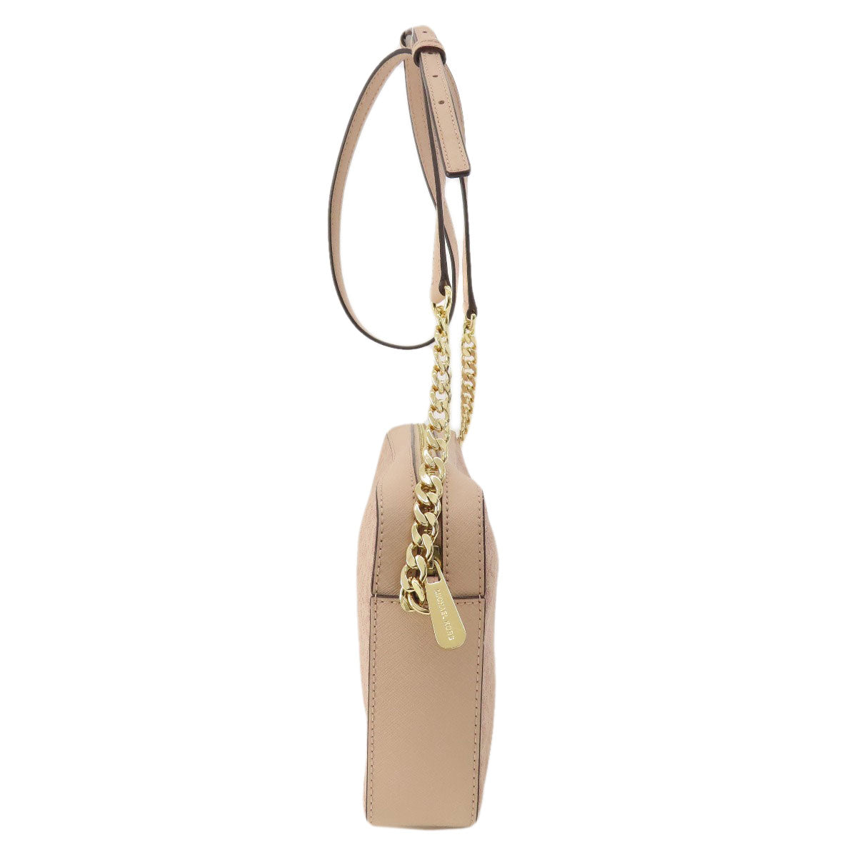 Michael Kors Shoulder Bag Leather, Coated Canvas Pink Mk Signature Women