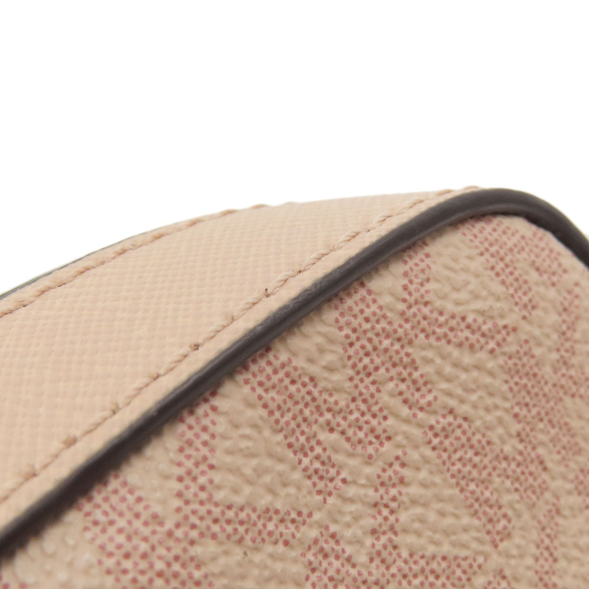 Michael Kors Shoulder Bag Leather, Coated Canvas Pink Mk Signature Women