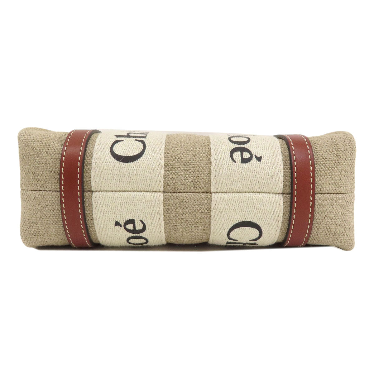 Chloe Shoulder Bag Canvas Multicolor Woody Mini 2Way Women