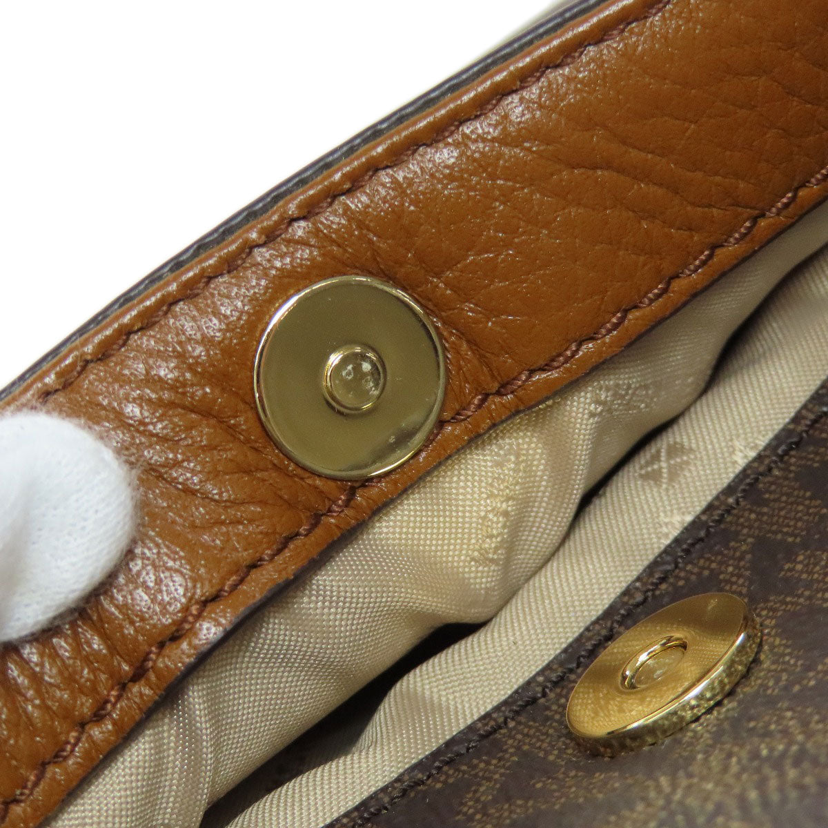 Michael Kors Shoulder Bag Pvc Brown Mk Signature Women