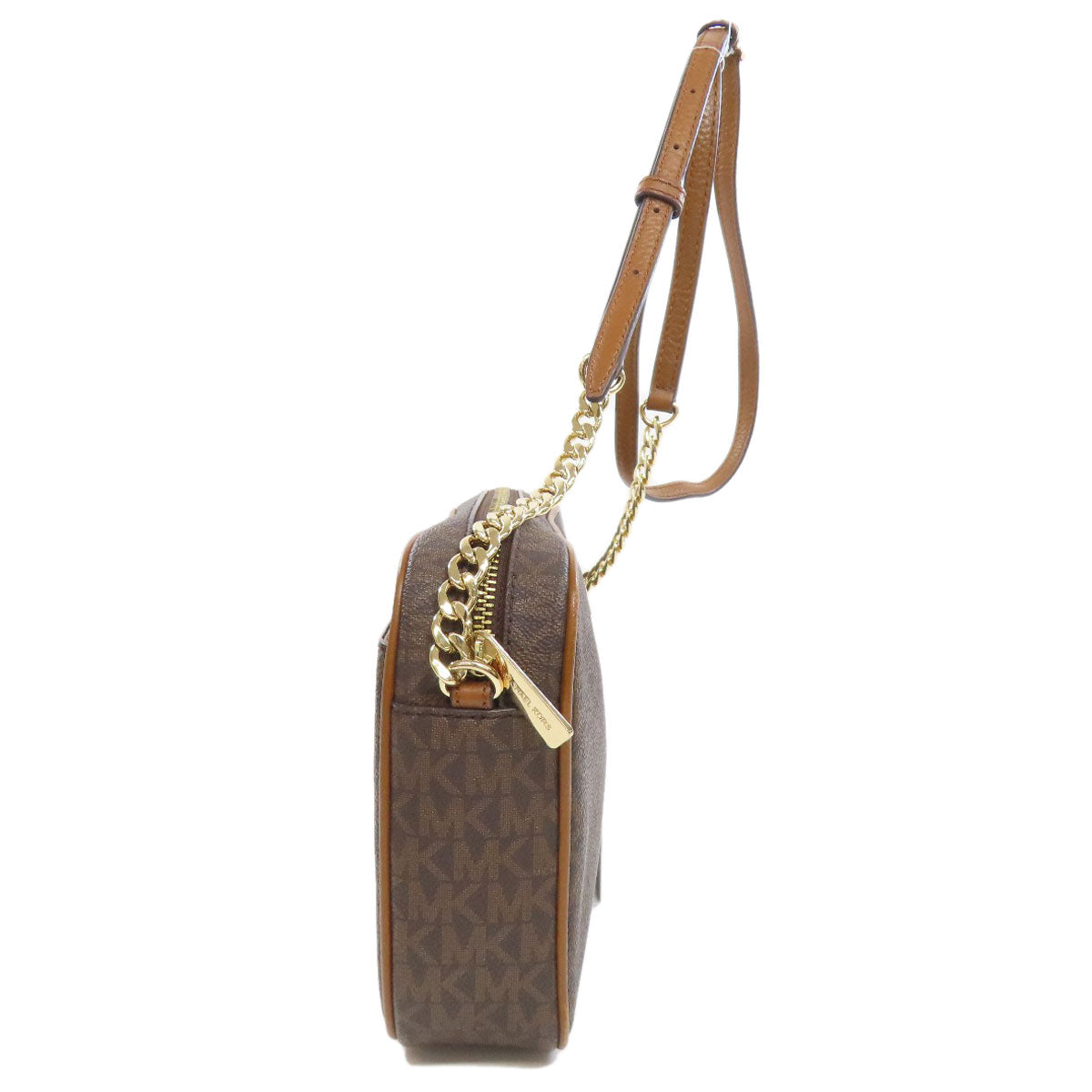 Michael Kors Shoulder Bag Pvc Brown Mk Signature Women