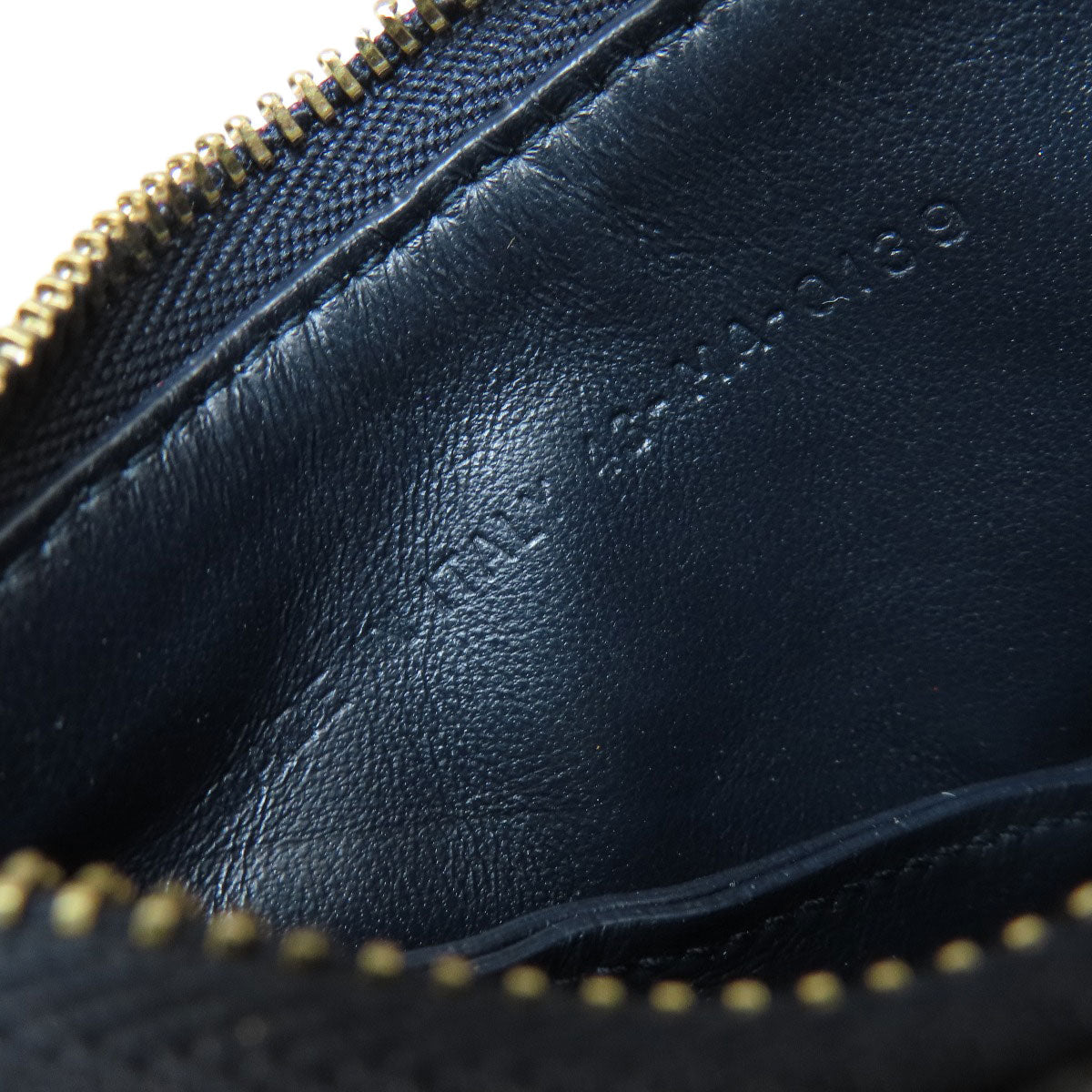 Christian Dior Coin Case Canvas Navy Saddle Trotter Pattern Women