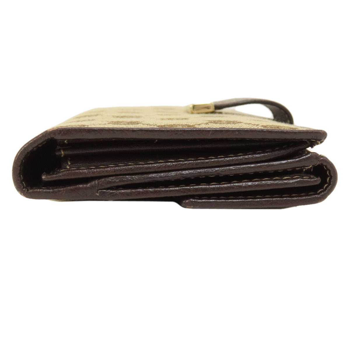 Gucci Long Wallet Purse 212089 Canvas Brown Gg Women