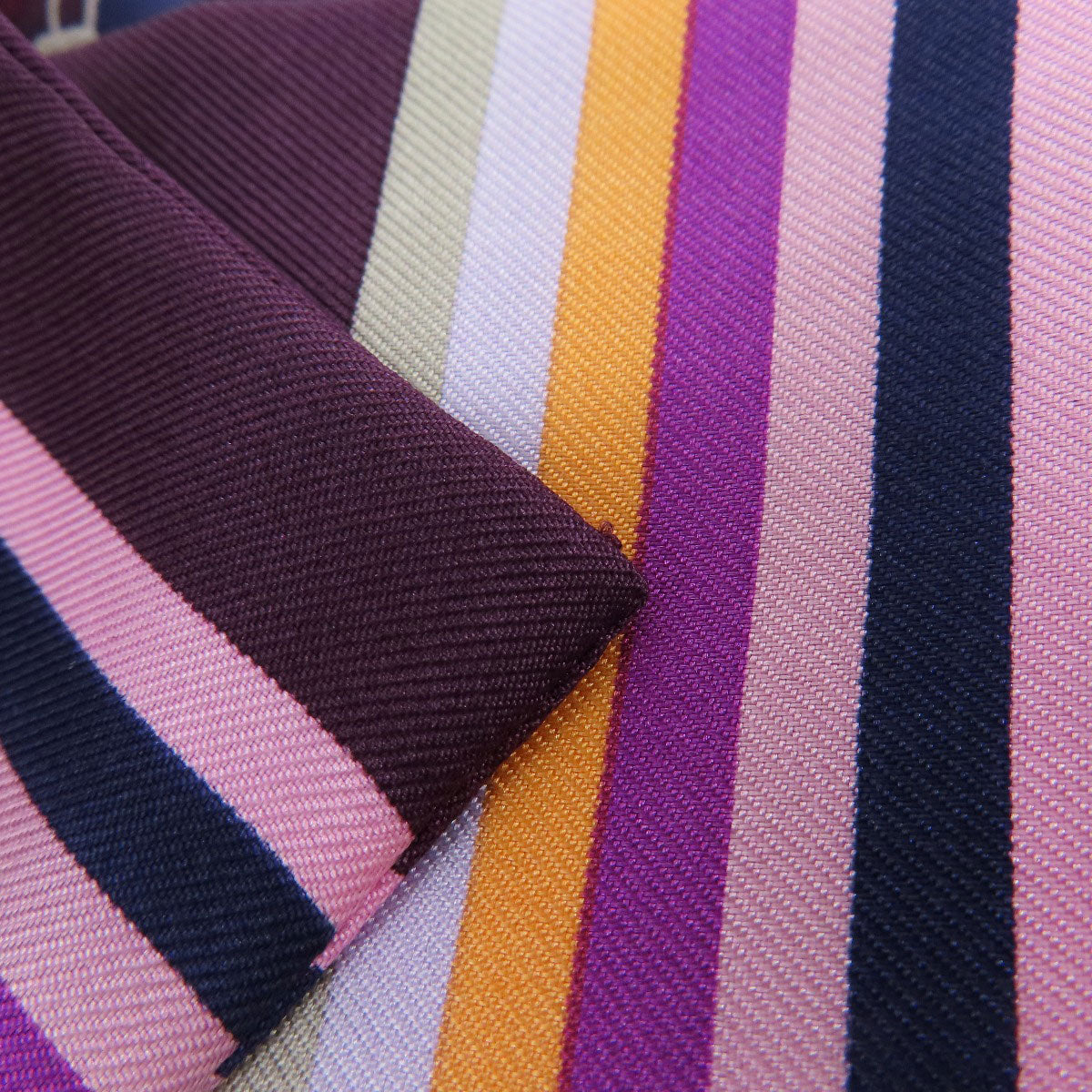 Louis Vuitton Scarf Silk Purple Bando Women