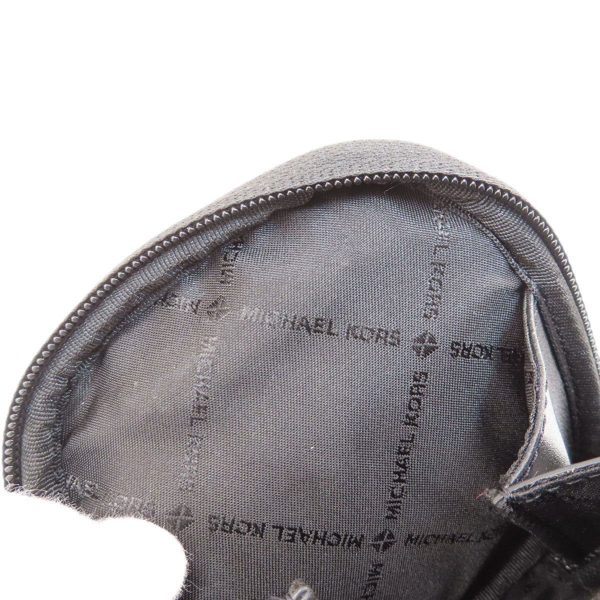 Michael Kors Shoulder Bag Canvas Black Mk Signature Women