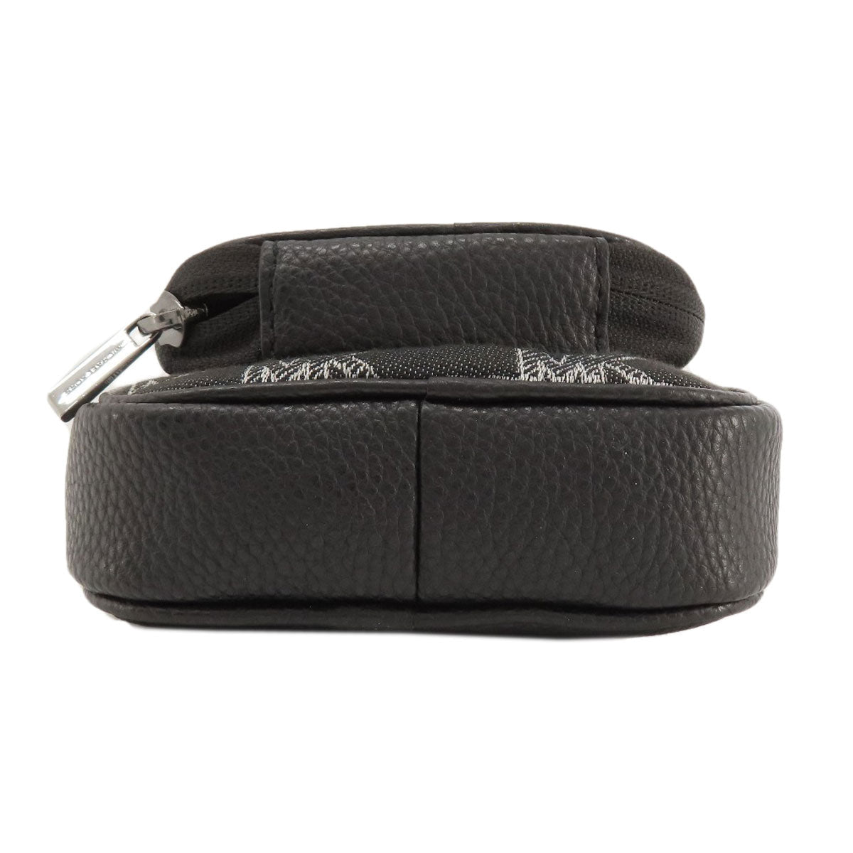 Michael Kors Shoulder Bag Canvas Black Mk Signature Women