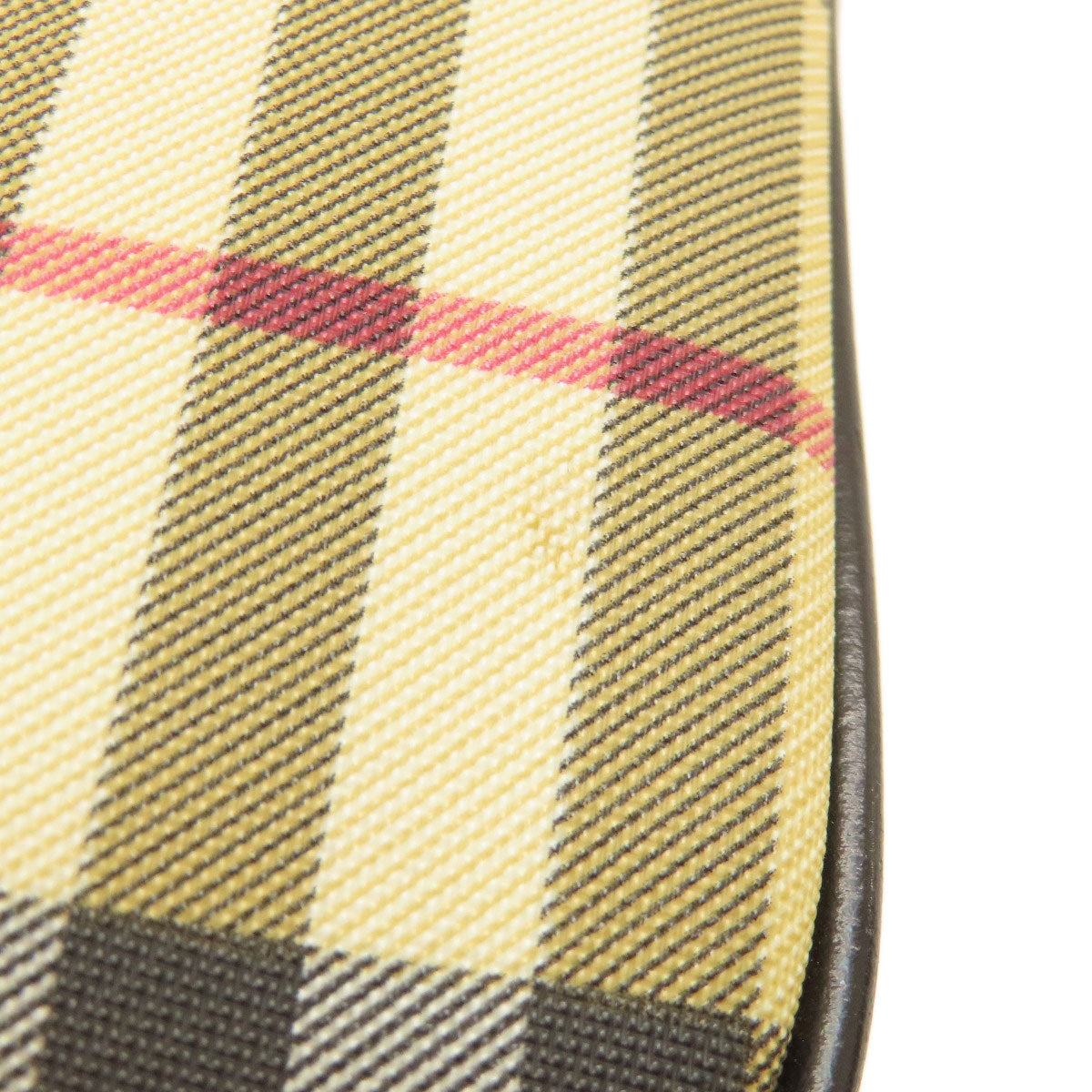 Burberry Handbag Pvc Beige Nova Check Women
