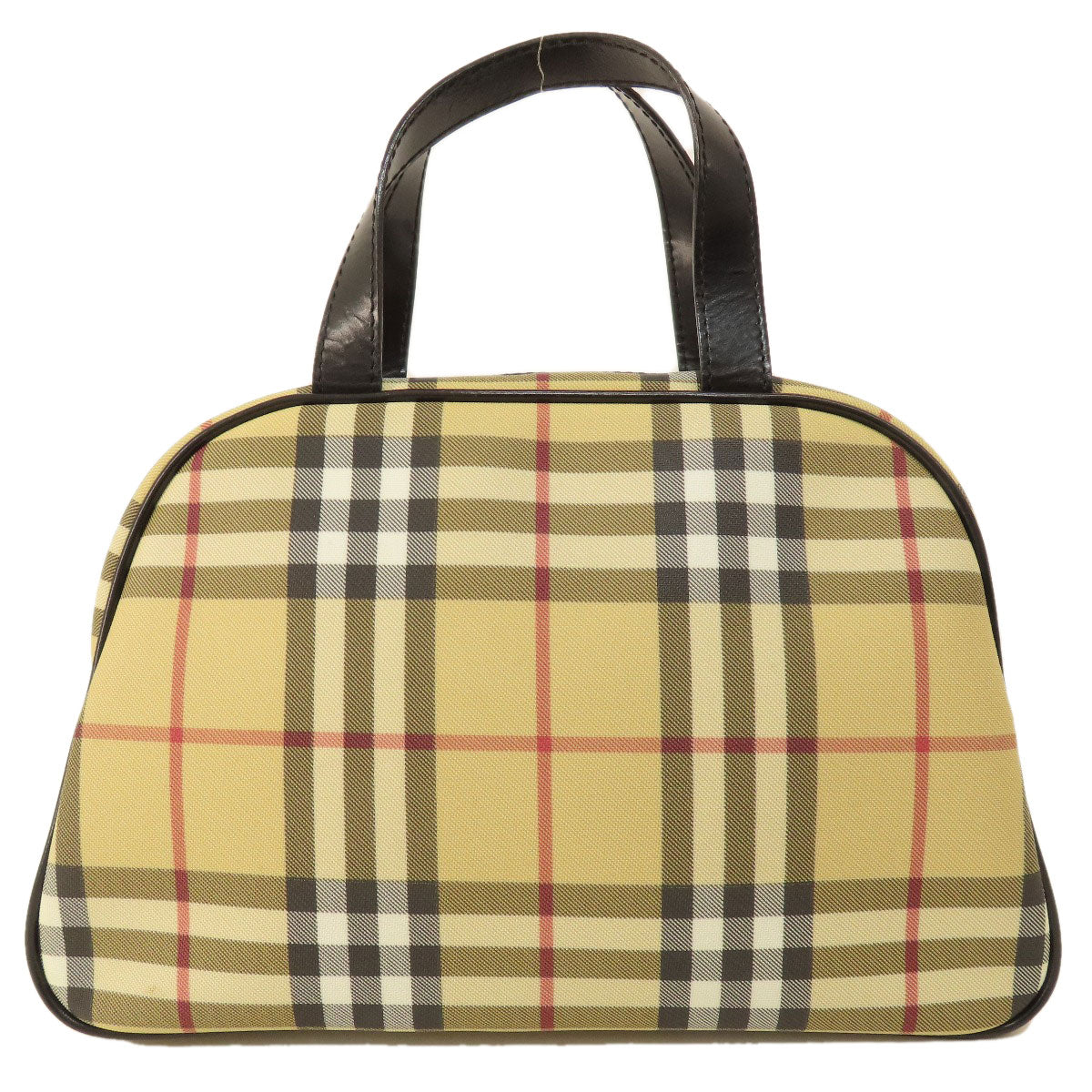 Burberry Handbag Pvc Beige Nova Check Women