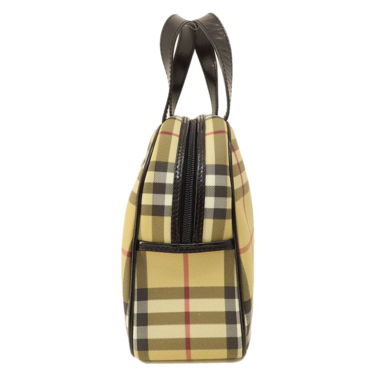 Burberry Handbag Pvc Beige Nova Check Women