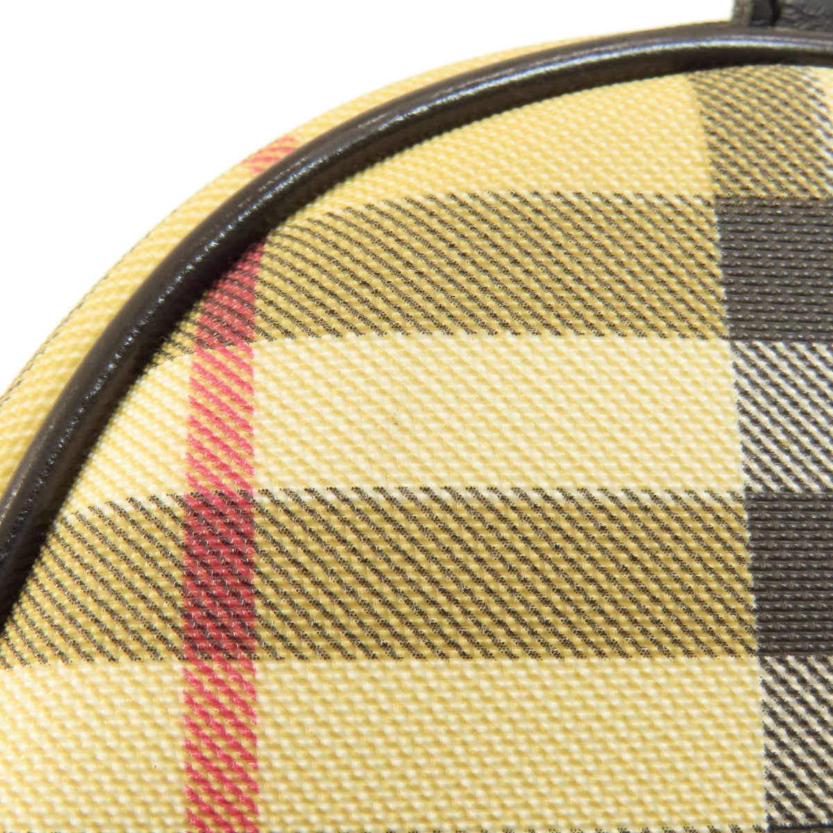 Burberry Handbag Pvc Beige Nova Check Women