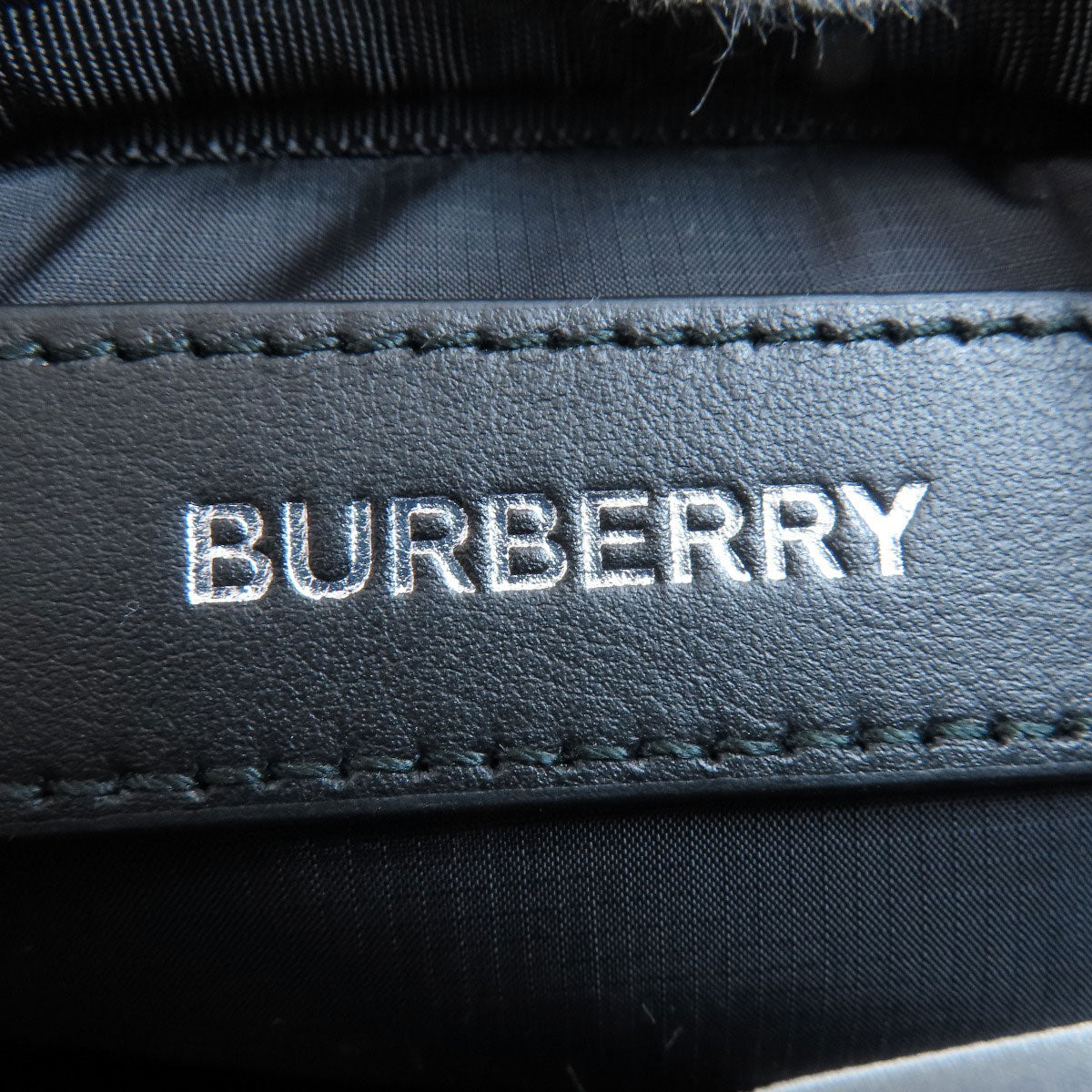 Burberry Sling Bag Nylon Black Logo Women