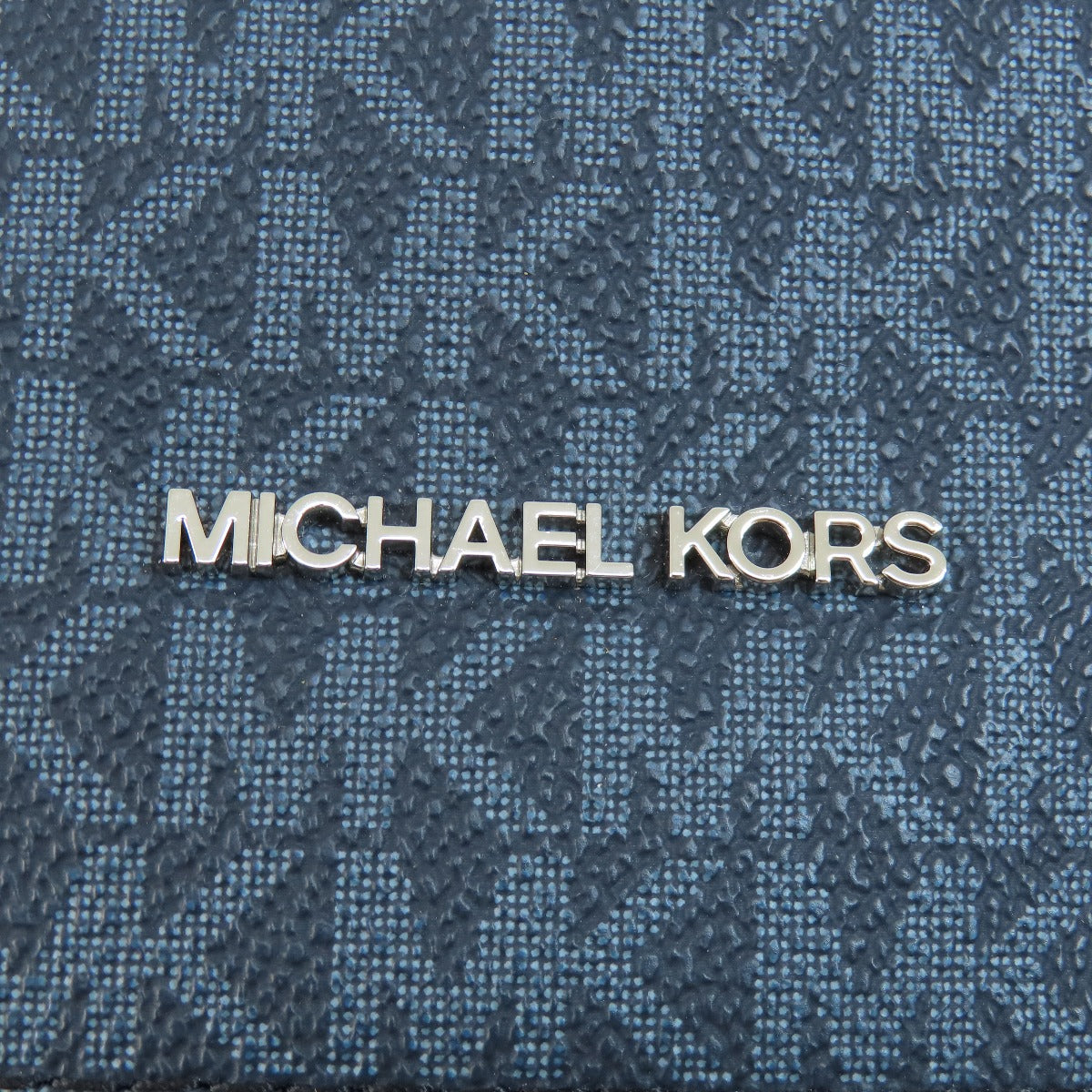 Michael Kors Shoulder Bag Pvc Blue Mk Signature Women