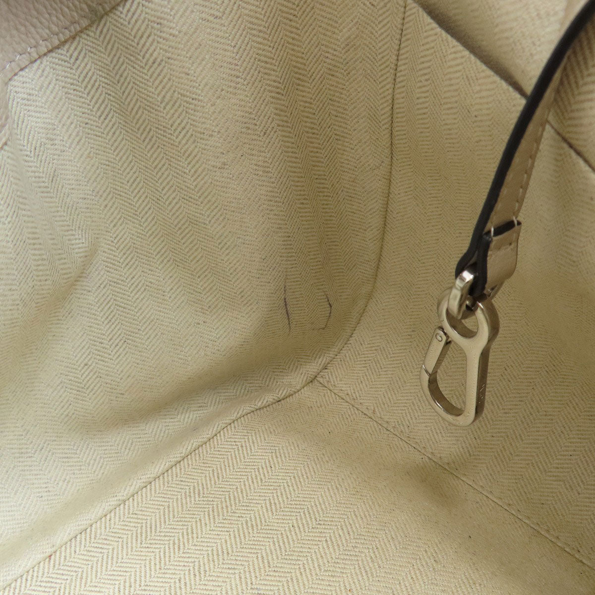 Loewe Handbag Calfskin Beige Hammock 2Way Women
