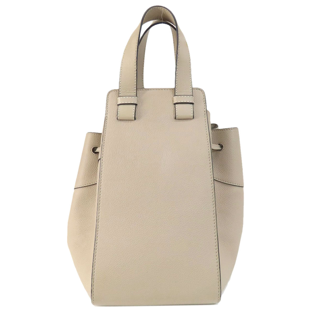 Loewe Handbag Calfskin Beige Hammock 2Way Women