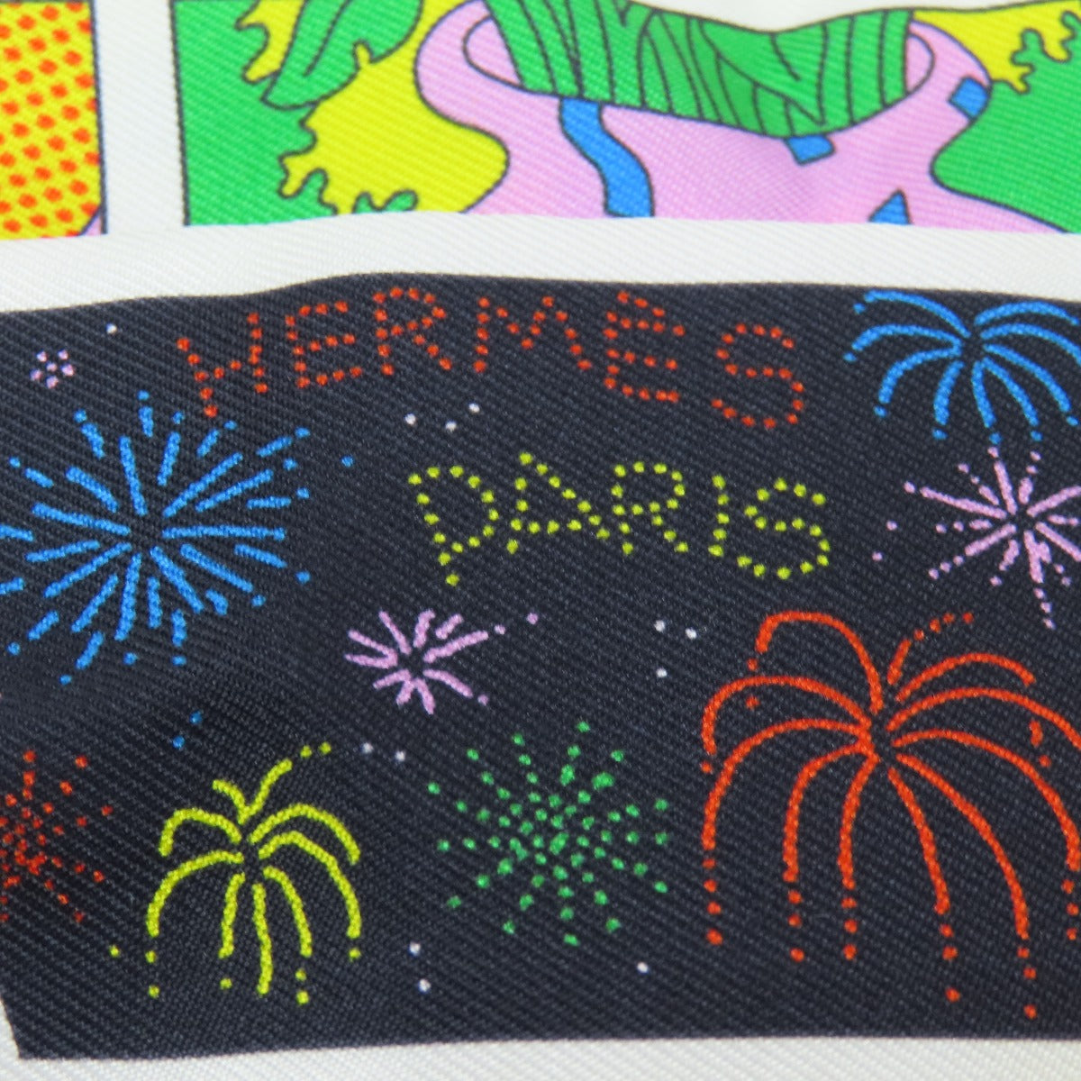 Hermes Scarf Silk Multicolor Twilly Women