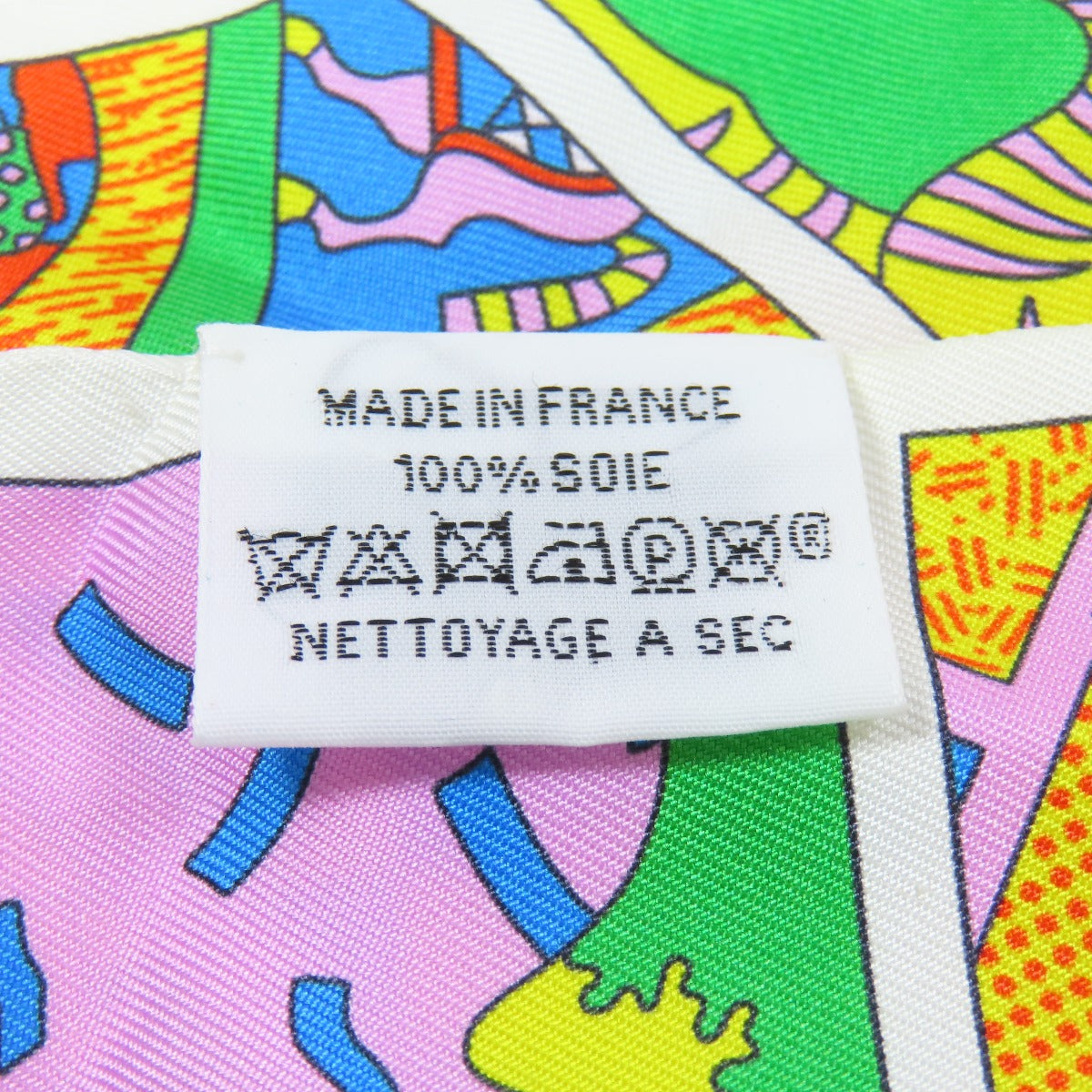 Hermes Scarf Silk Multicolor Twilly Women