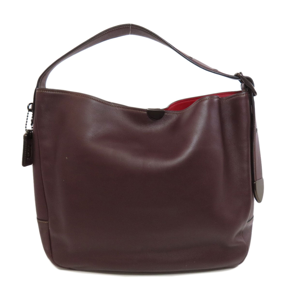 Coach Tote Bag 31674 Leather Red One Belt Women