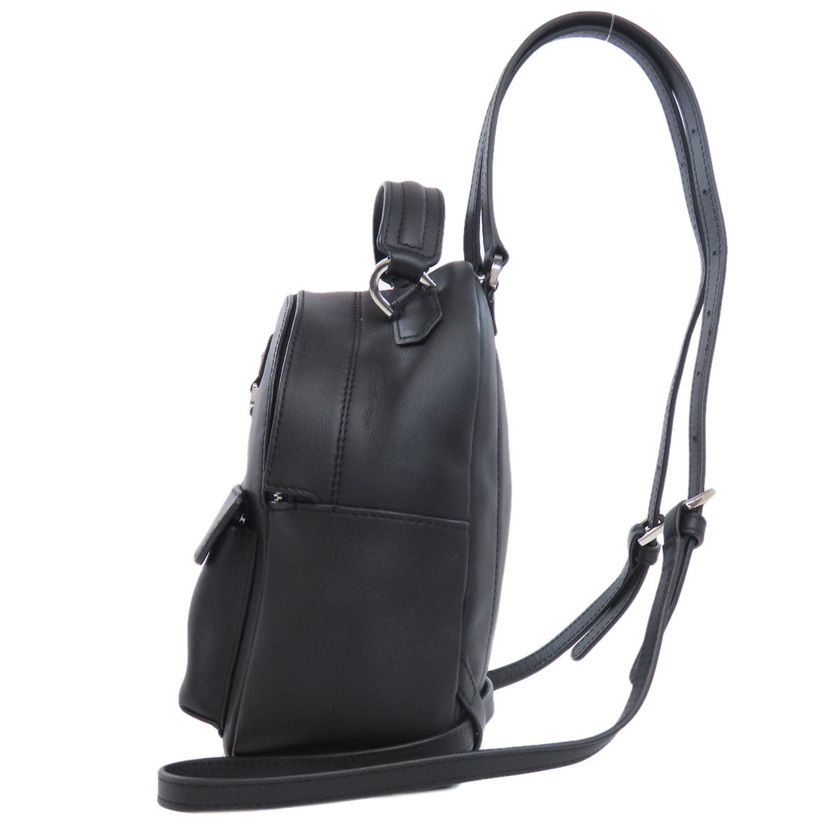 Furla Backpack Leather Black Logo Women