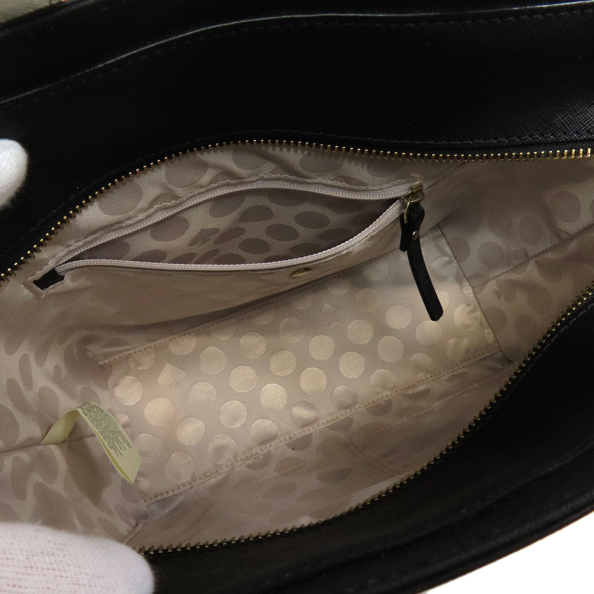 Kate Spade Tote Bag Pvc Black 2Way Women