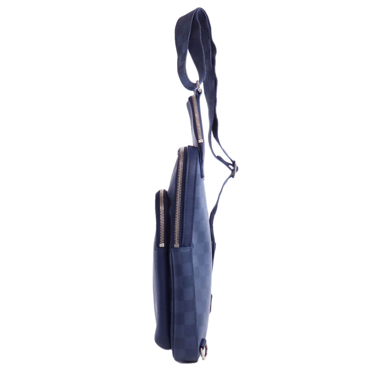 Louis Vuitton Sling Bag 40439 Damier Anfini Navy Avenue Sling Bag