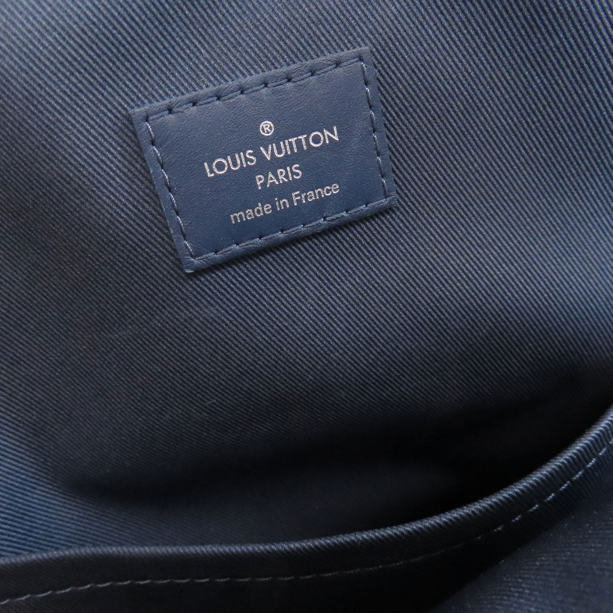 Louis Vuitton Sling Bag 40439 Damier Anfini Navy Avenue Sling Bag