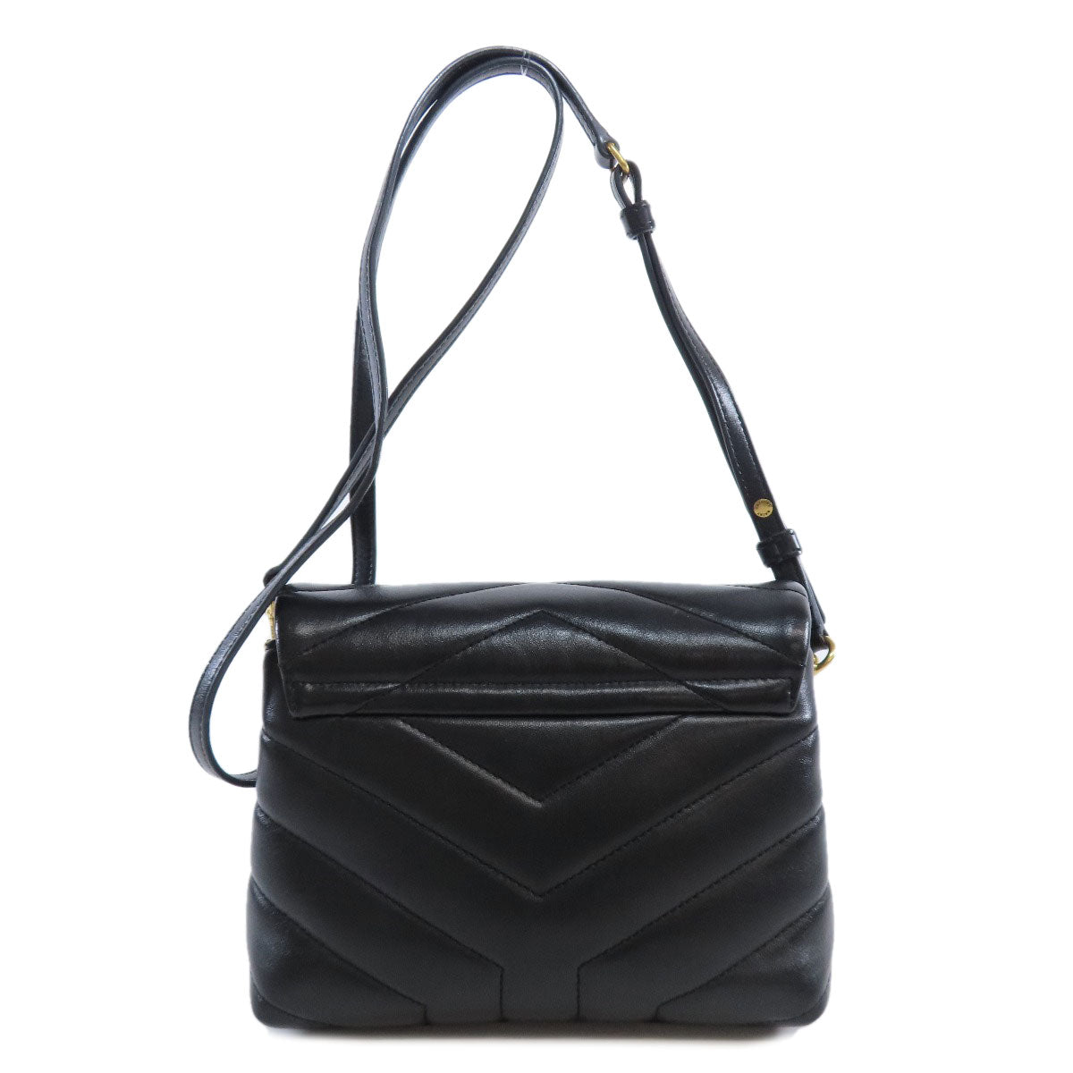 Saint Laurent Shoulder Bag 467072 Leather Black Lulu Toy Bag Women
