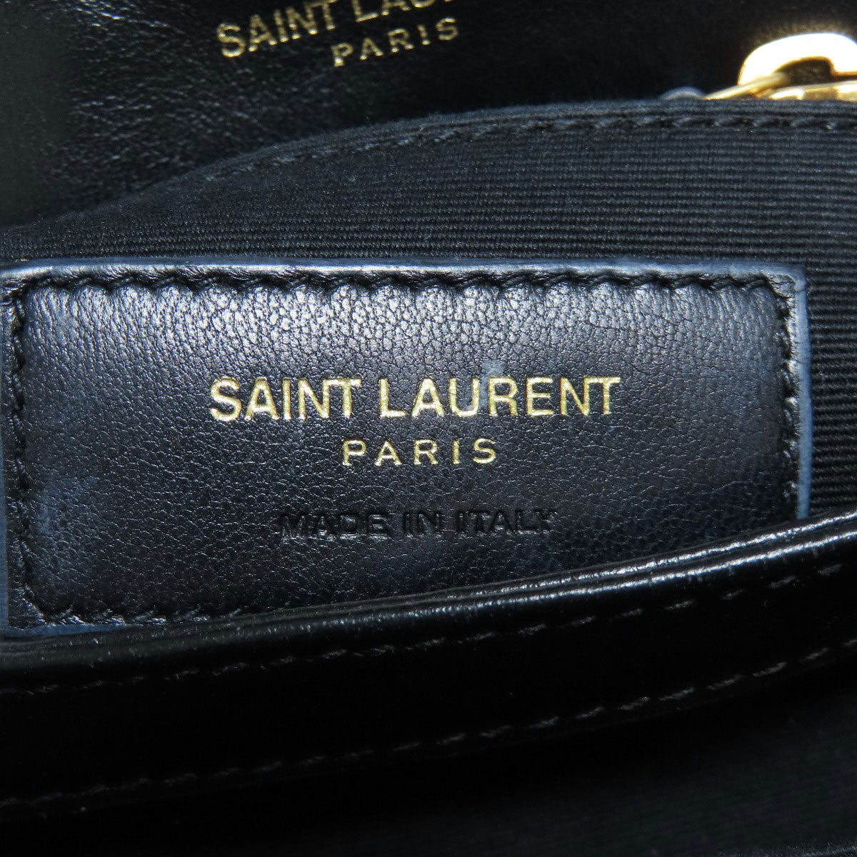 Saint Laurent Shoulder Bag 467072 Leather Black Lulu Toy Bag Women