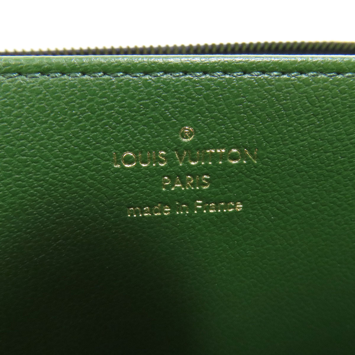 Louis Vuitton Long Wallet Purse Lambskin Navy Zippy Wallet Women