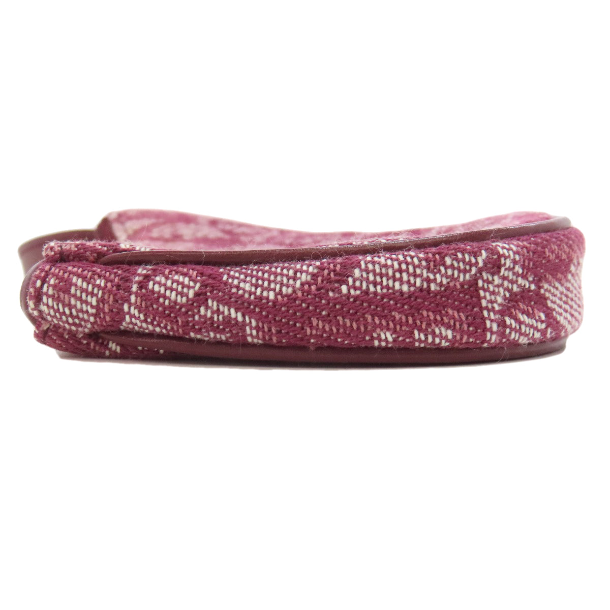 Christian Dior Coin Case Canvas Red Saddle Trotter Pattern Women