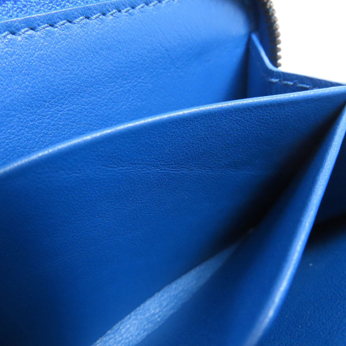Bottegaveneta Coin Case Leather Blue Tech Rubber Women