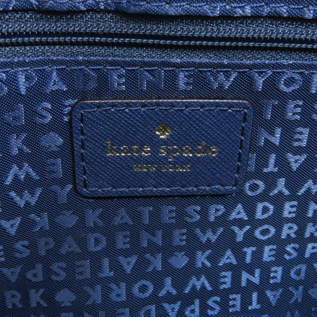 Kate Spade Shoulder Bag Pvc Navy 2Way Women