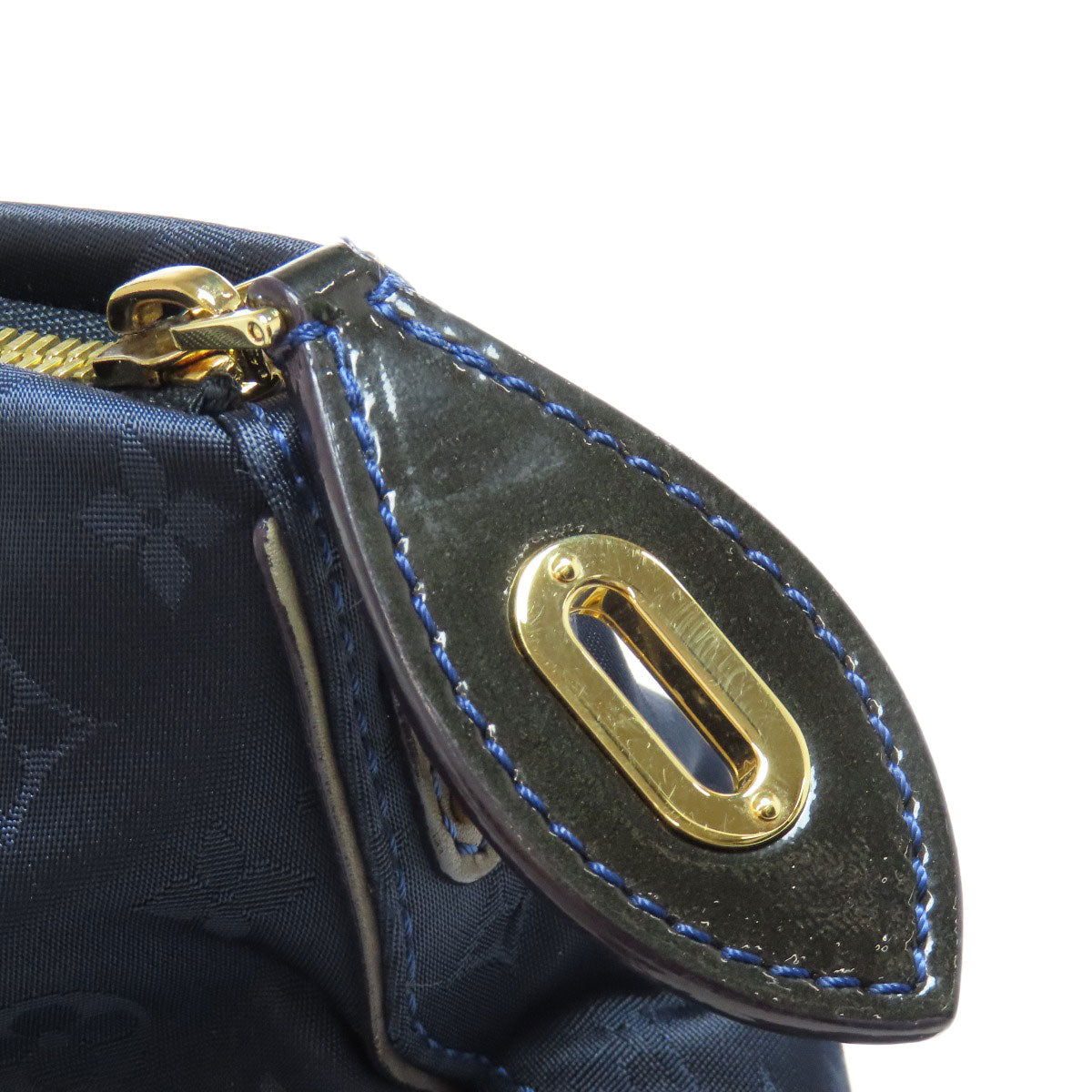 Louis Vuitton Handbag M93842 Monogram De Jour Blue Lockit Verti Women