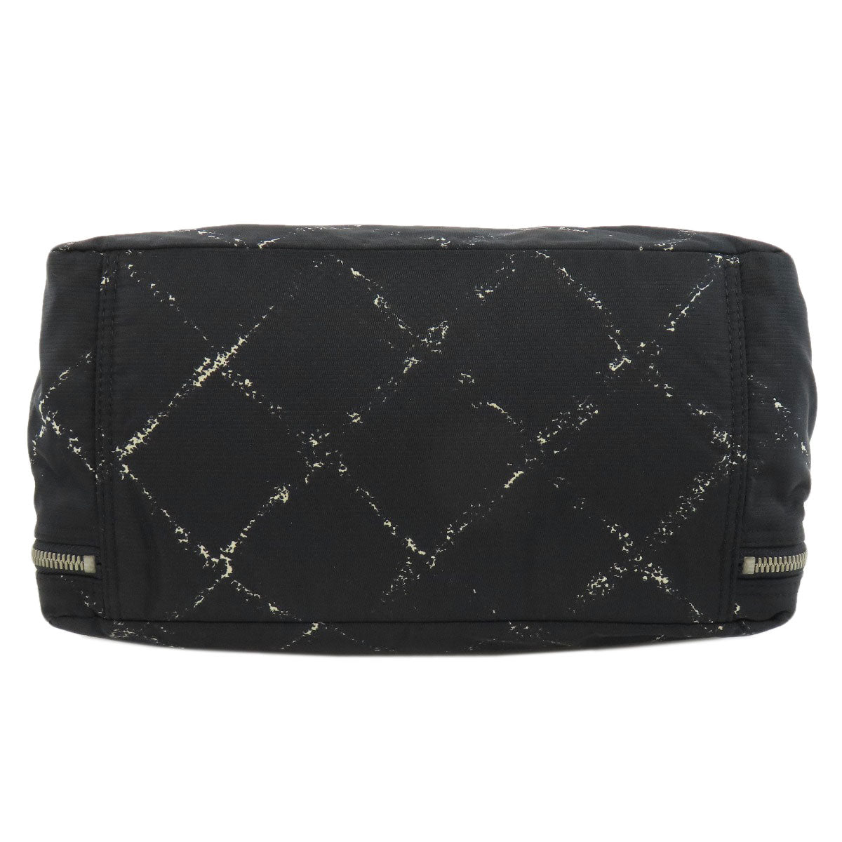 Chanel Handbag Nylon Black Travel Line Women