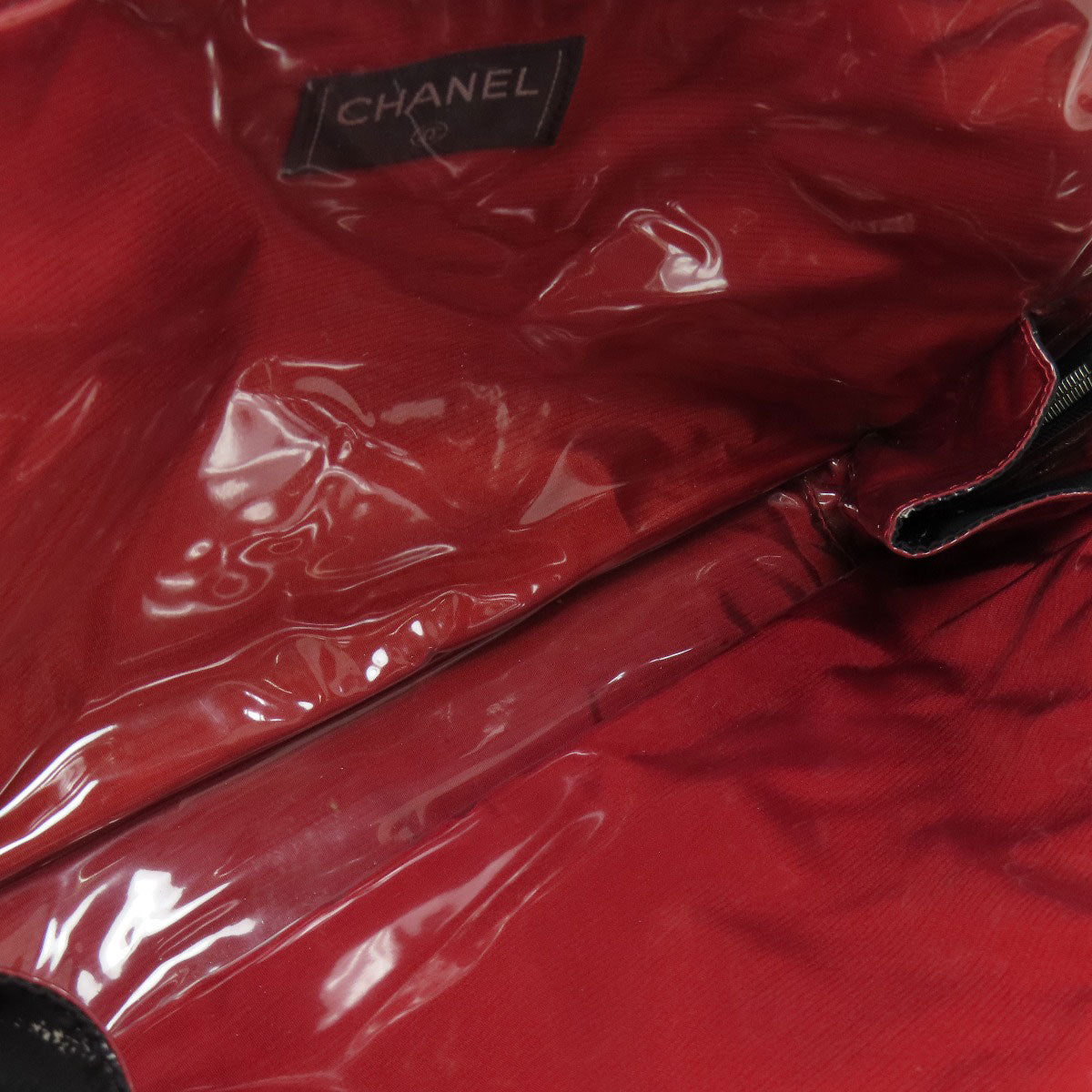 Chanel Handbag Nylon Black Travel Line Women