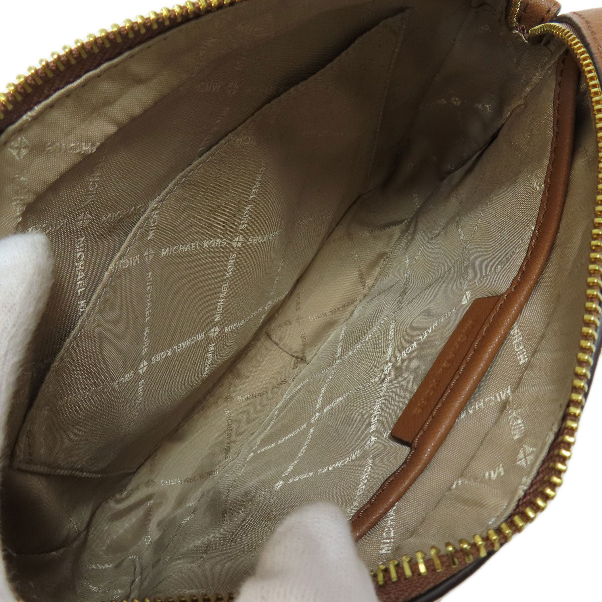 Michael Kors Shoulder Bag Pvc Brown Long Shoulder Women