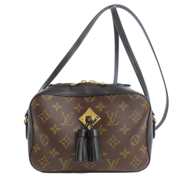 Louis Vuitton Shoulder Bag M43555 Monogram Canvas Brown Saintonge