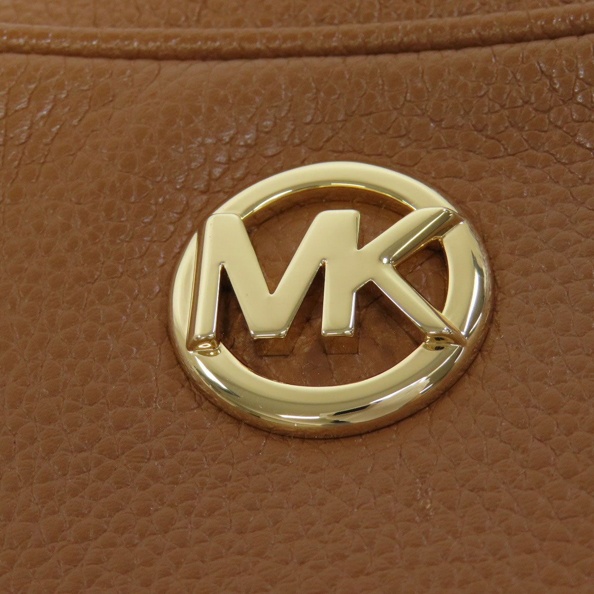 Michael Kors Shoulder Bag Leather Brown Logo