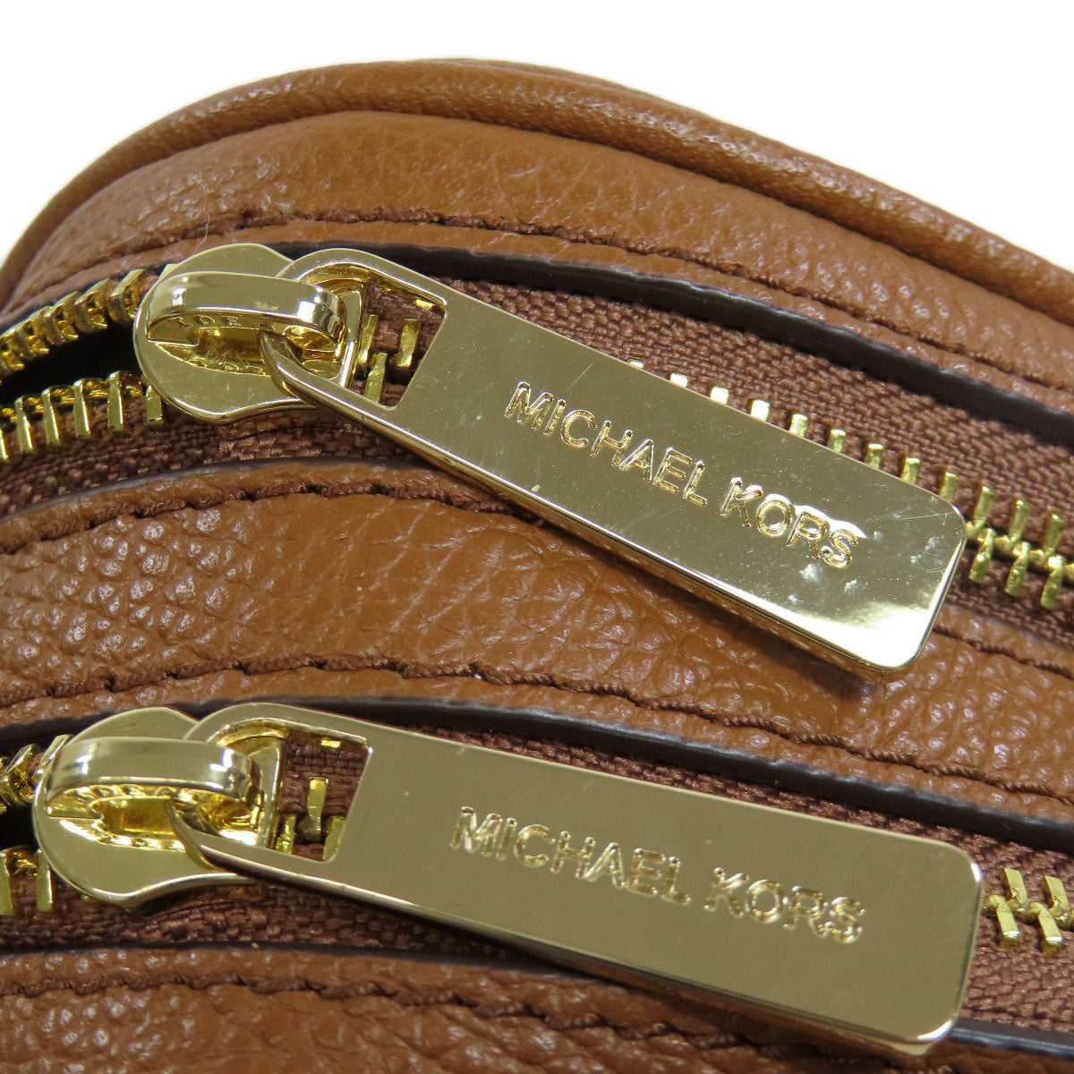 Michael Kors Shoulder Bag Leather Brown Logo