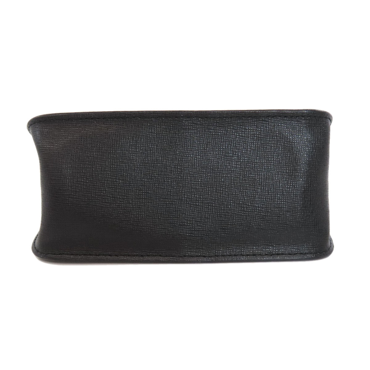 Furla Shoulder Bag Leather Black Chainshoulder Women