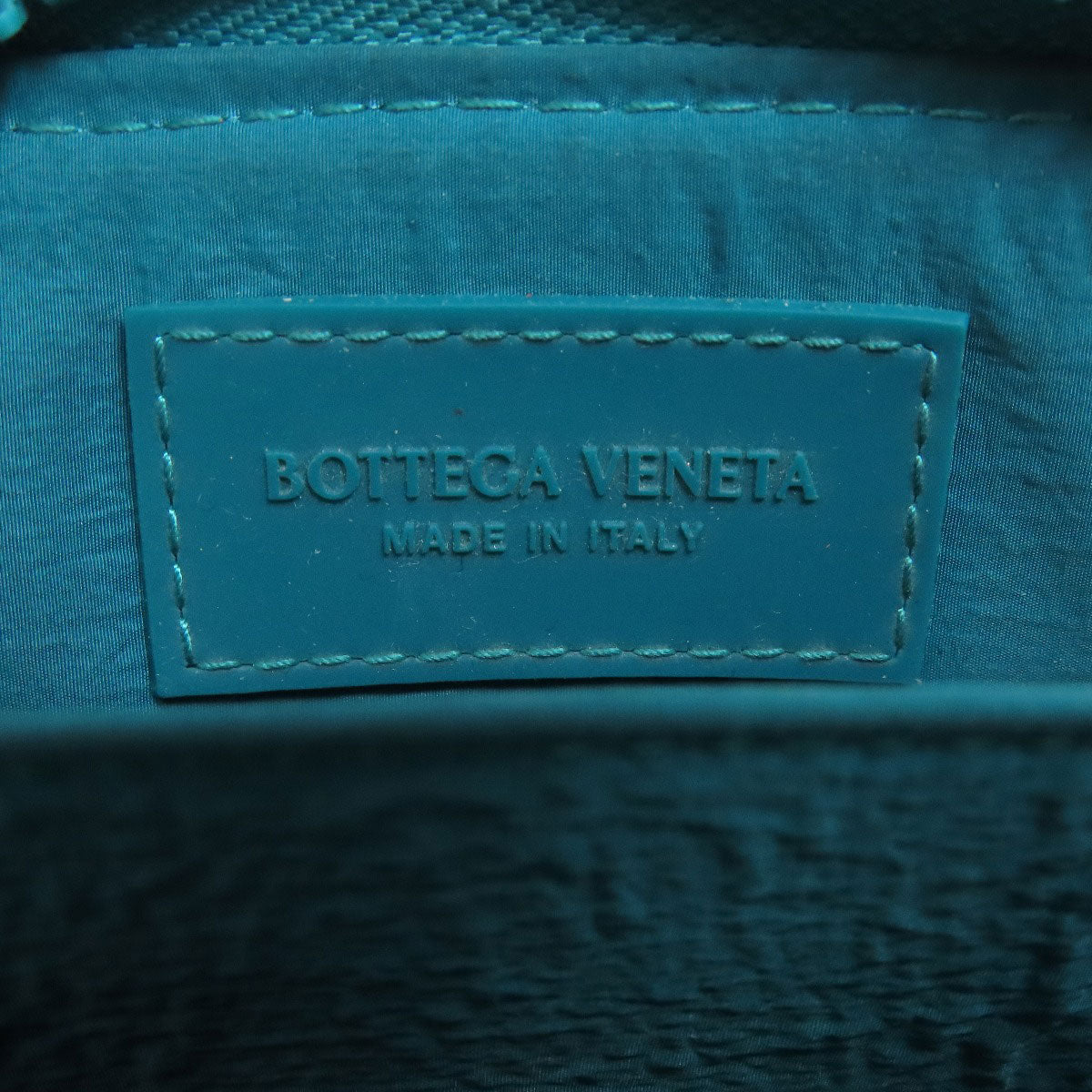 Bottegaveneta Coin Case Rubber Turquoise Intrecciato Women