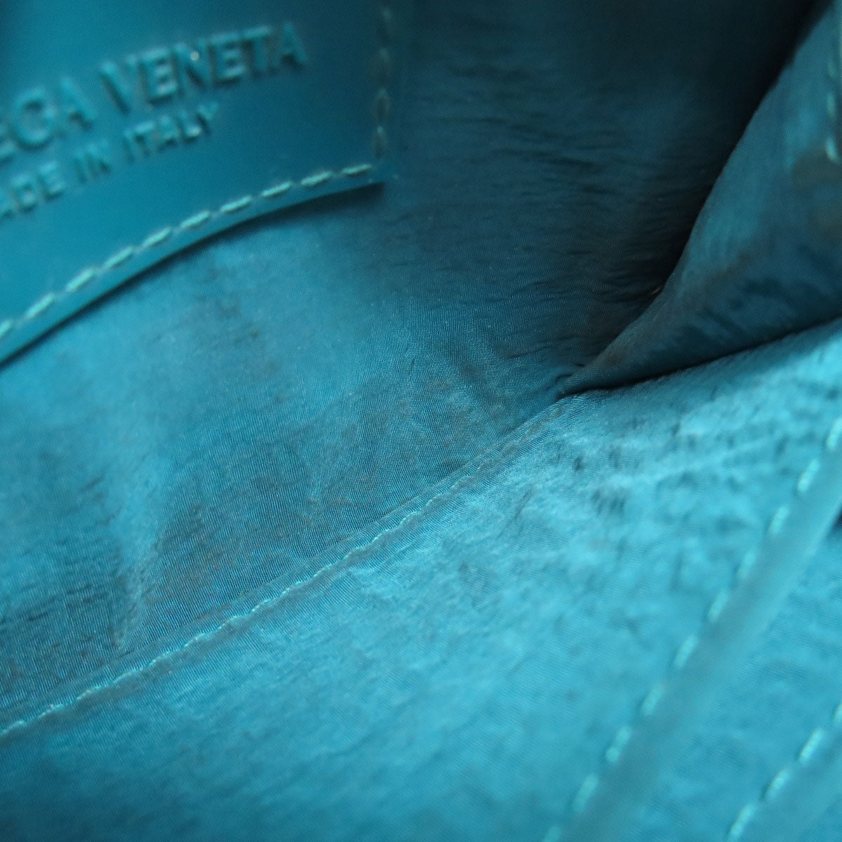 Bottegaveneta Coin Case Rubber Turquoise Intrecciato Women