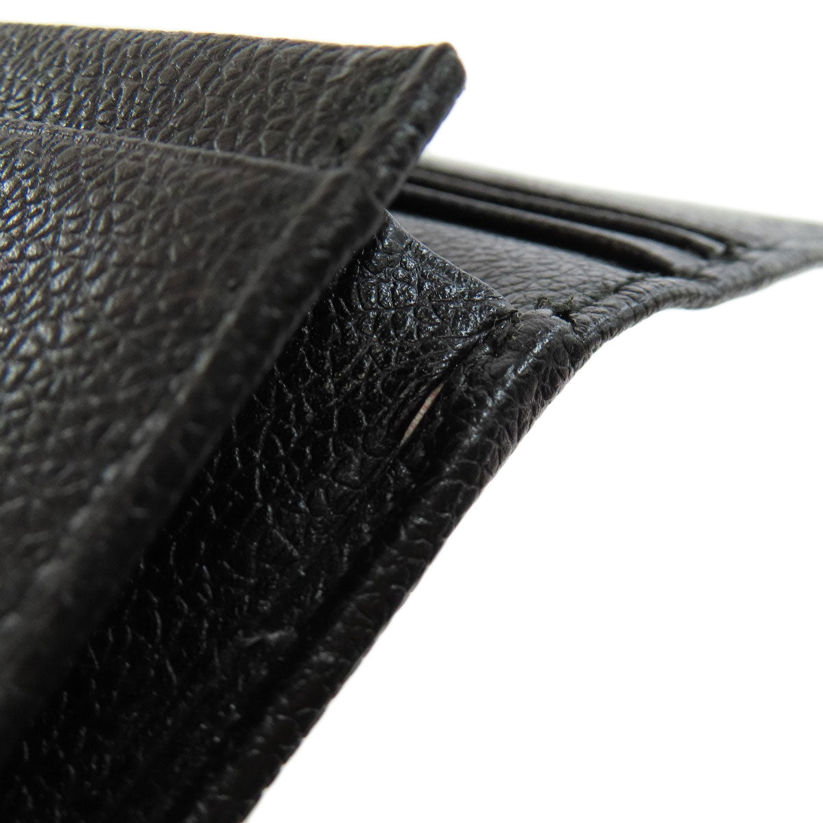 Bvlgari Long Wallet Purse Leather Black Bulgari Bulgari Women